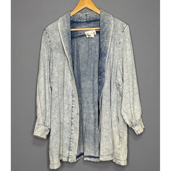 By Gabriel Jackets & Blazers - VTG By Gabriel California  Acid Wash Jean Jacket